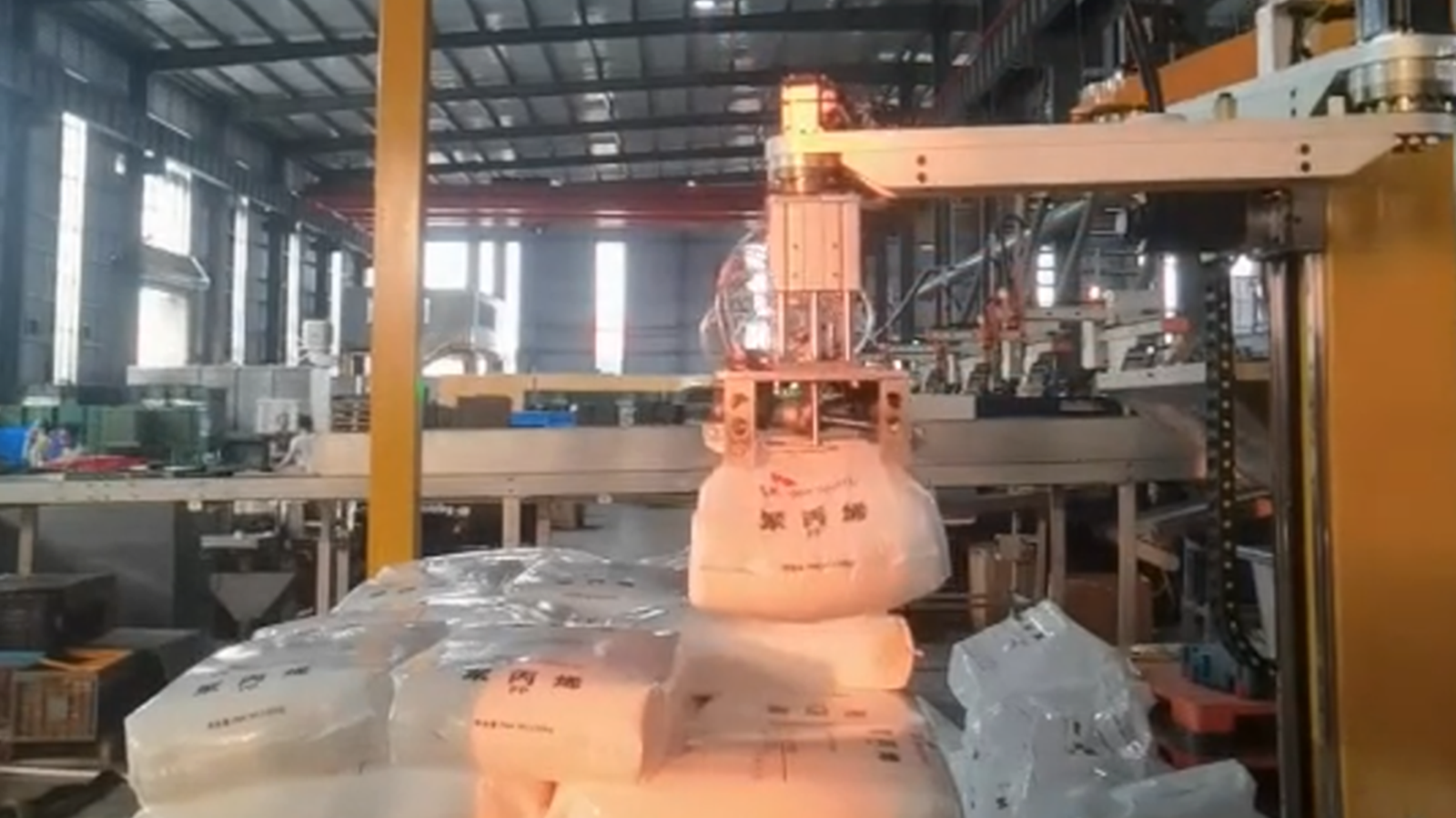 Vision-Guided Sack Depalletizing and Slitting