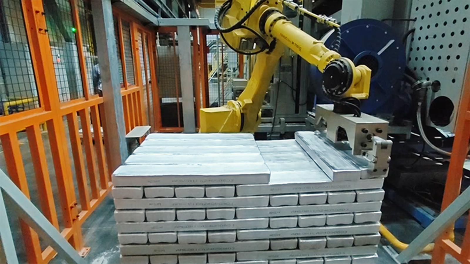 Vision-Guided Depalletizing of Aluminum Ingots