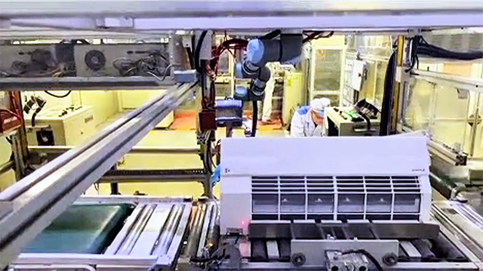 Vision-Guided Positioning of Air Conditioning Power Supplies