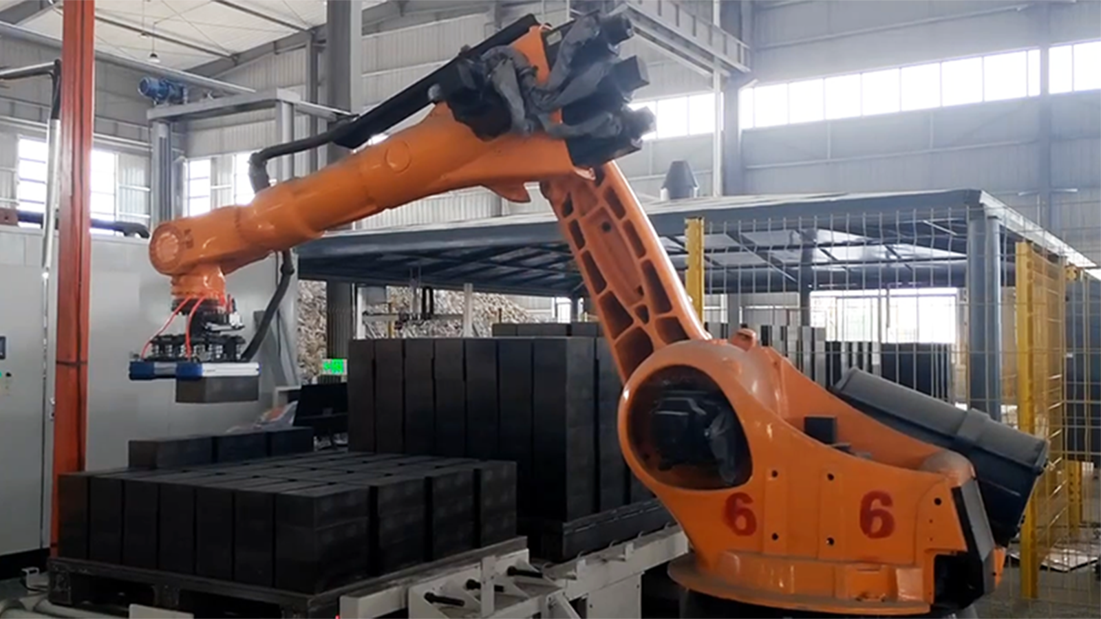 Vision-Guided Depalletizing of Refractory Bricks