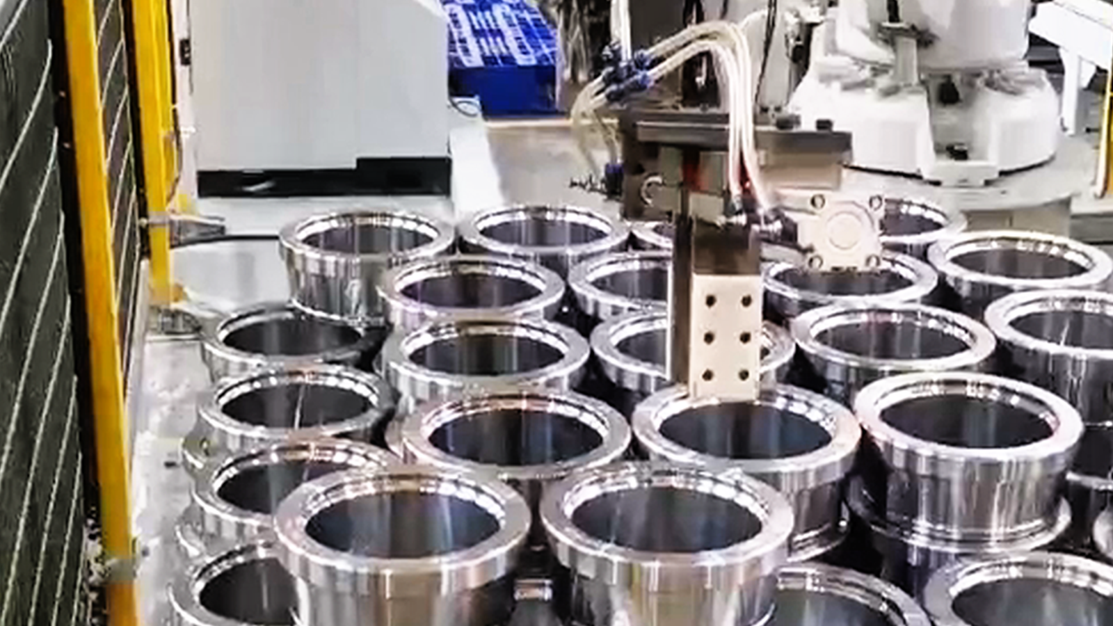 Vision-Guided Loading of Reflective Bearings