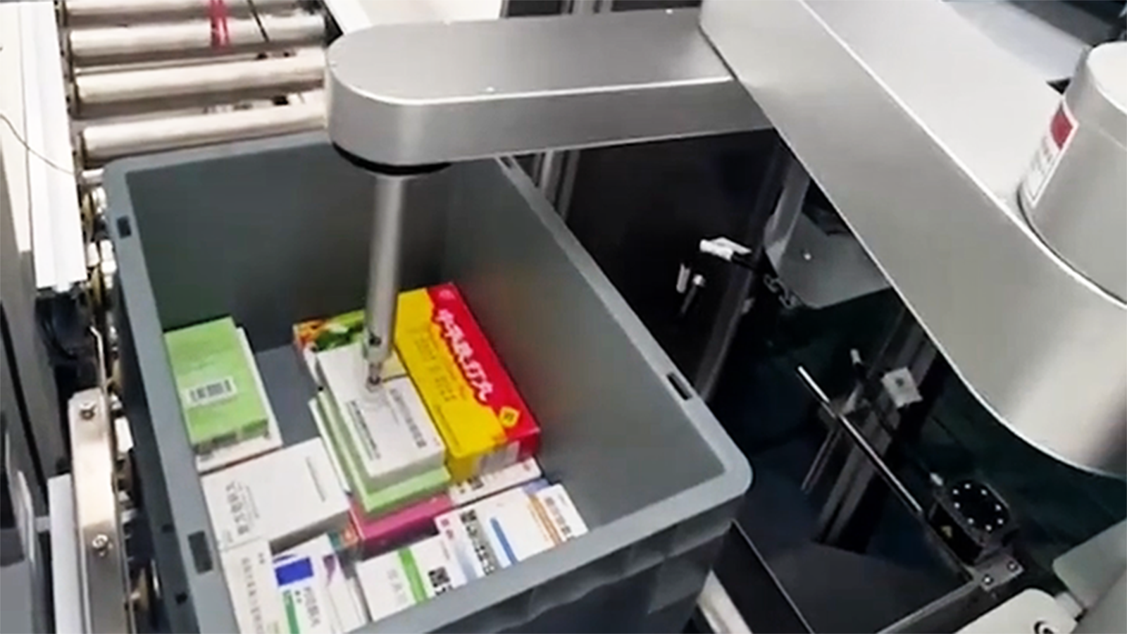 Vision-Guided Sorting of Medicine Boxes