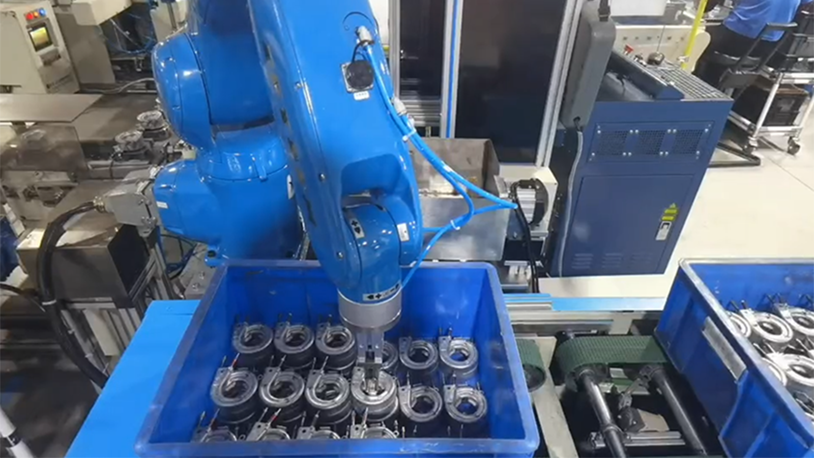 Vision-Guided Loading of Coffee Maker Heating Coils